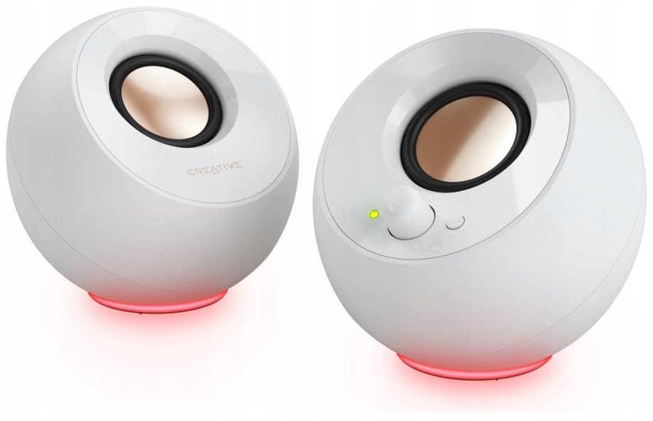 Głośniki komputerowe Creative Pebble Se Rgb białe (51MF1725AA001)