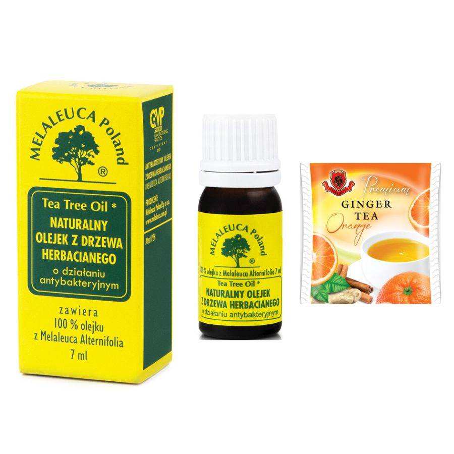 Tea Tree Oil Naturalny Olejek z Drzewa Herbacianego 7 ml Bakterie Grzyby