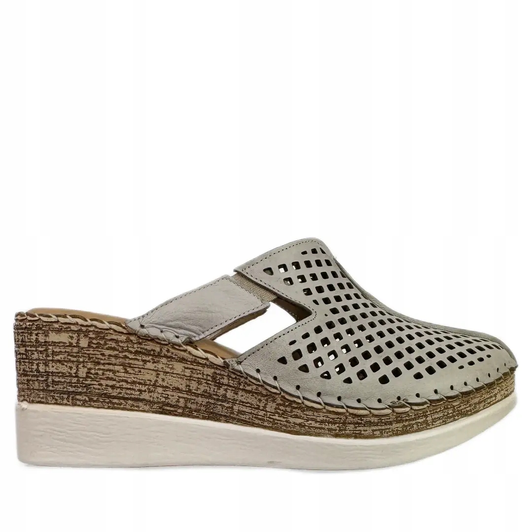 Nazouváky pantofle Artiker 56C0937 popelavé 41, Popel