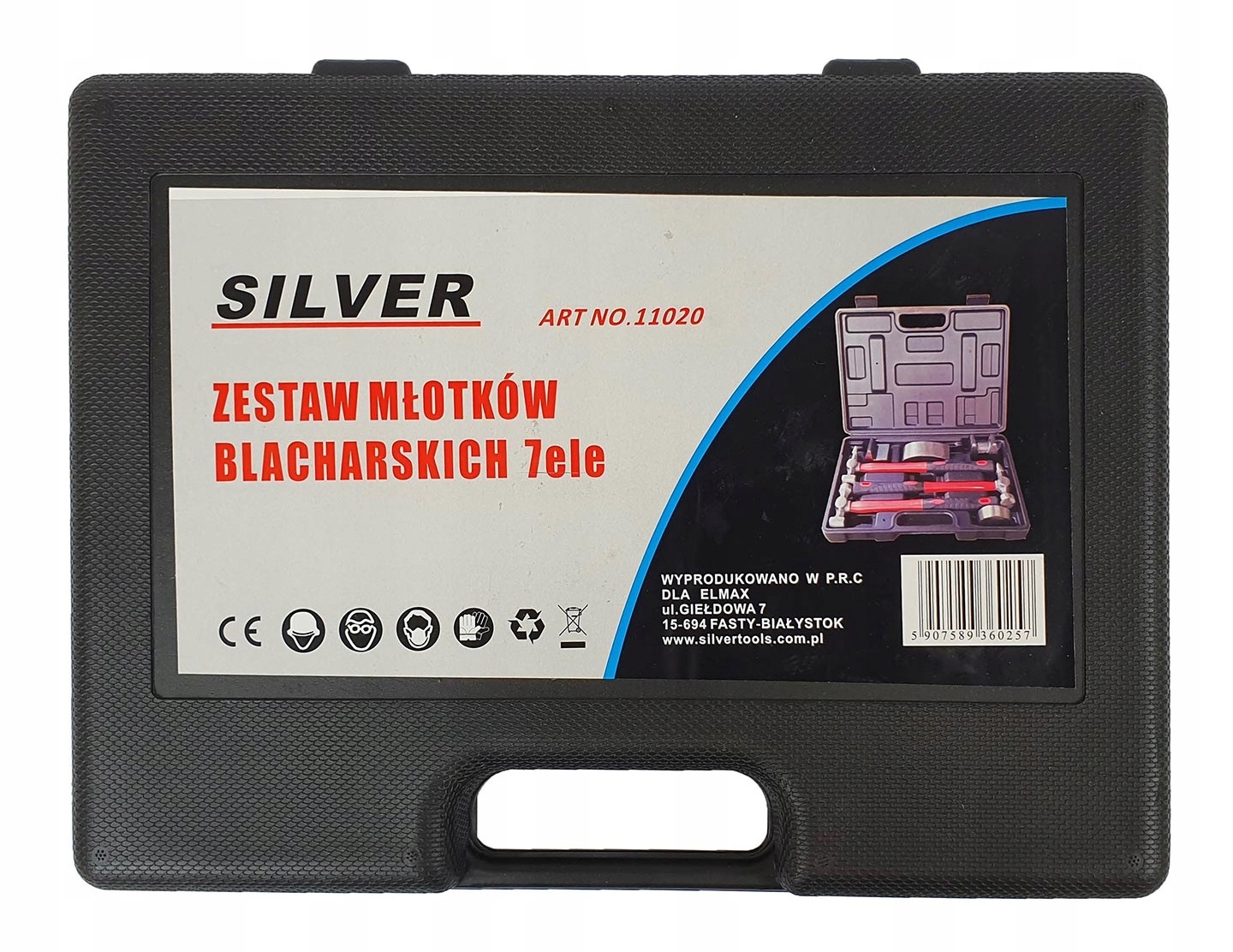 Narzedzi blacharskich 7cz mlotek kowadlo kowadelka EAN 5907589360257