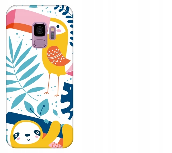 

Etui pokrowiec Samsung Galaxy S9 Tukan i leniwiec