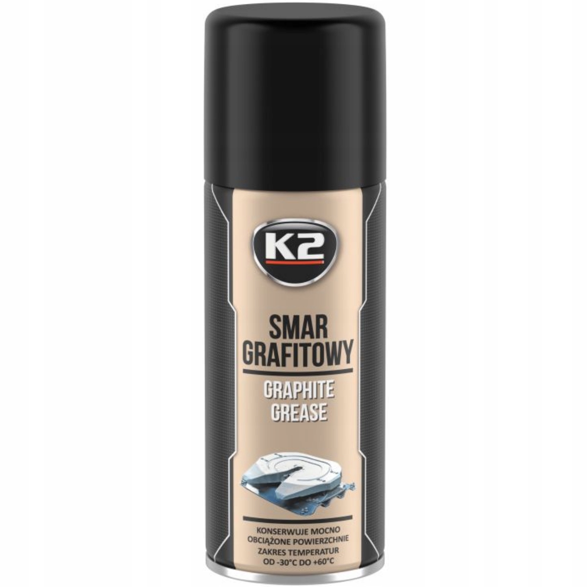 

K2 Smar Grafitowy Obciążenia Tarcie Spray 400ml