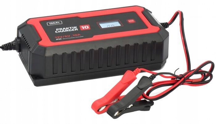 charger Ideal LCD 6v 12v ładowarka do akumulatorów prostownik CHARGER 10 Natężenie maksymalne 10 A