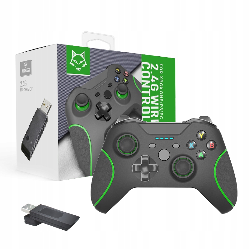 Kontroler Bezdrôtový Ovládač Gamepad 2.4G pre Xbox One Xs Pc Čierny
