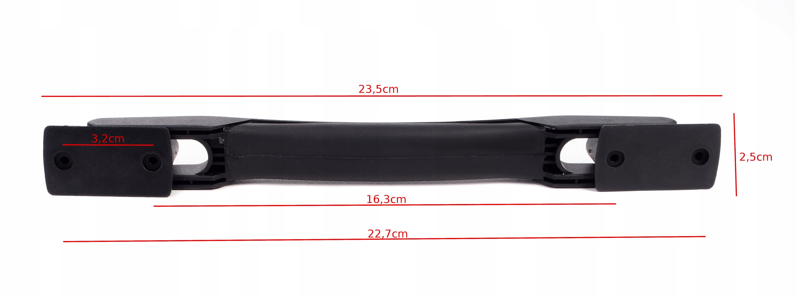 UCHWYT RĄCZKA CZĘŚĆ DO WALIZKI TORBY BAGAŻ CZĘŚCI Rodzaj twarda