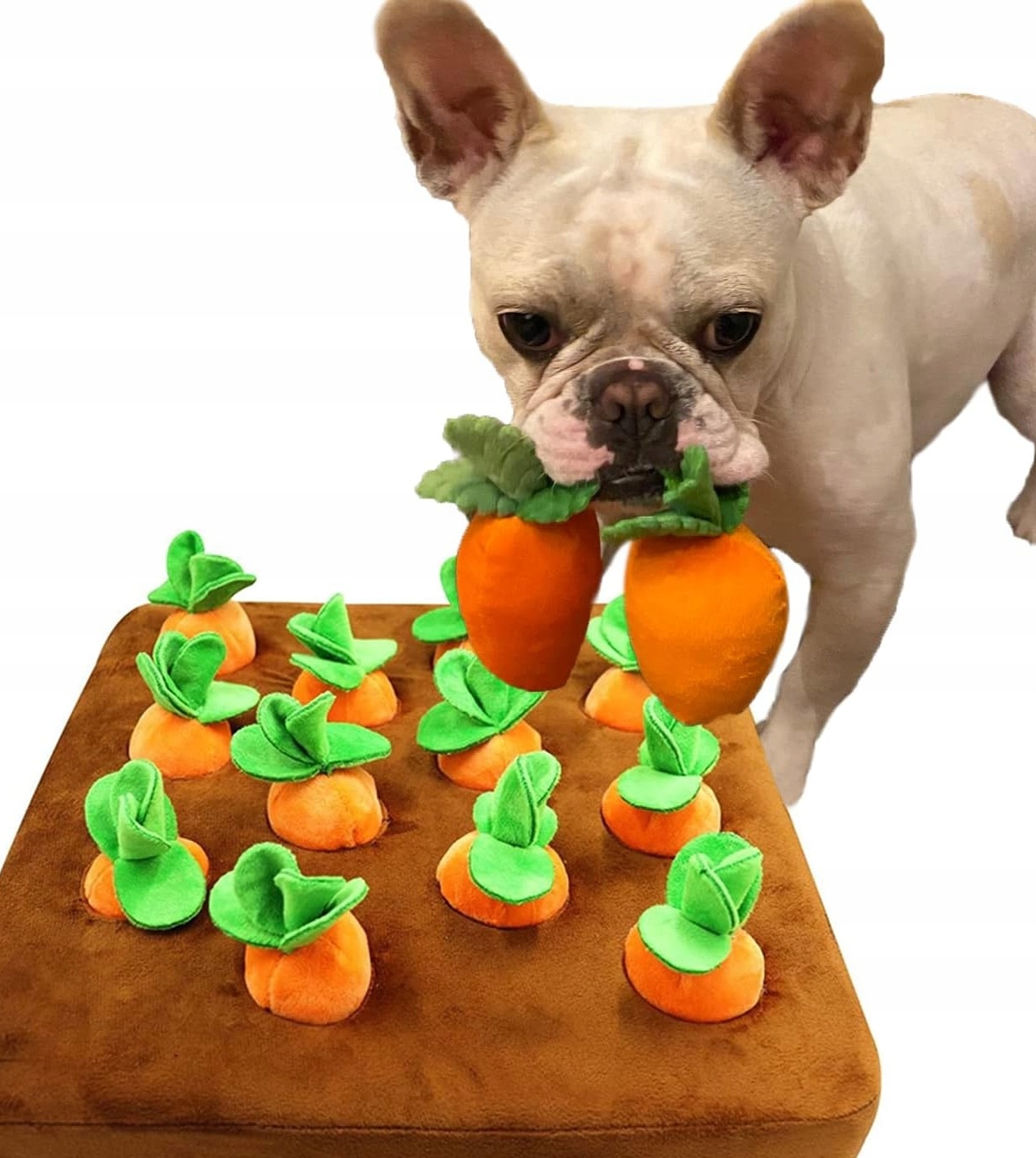 Levně Hračka Pro Psa Plyšová Mrkev Čichací Podložka