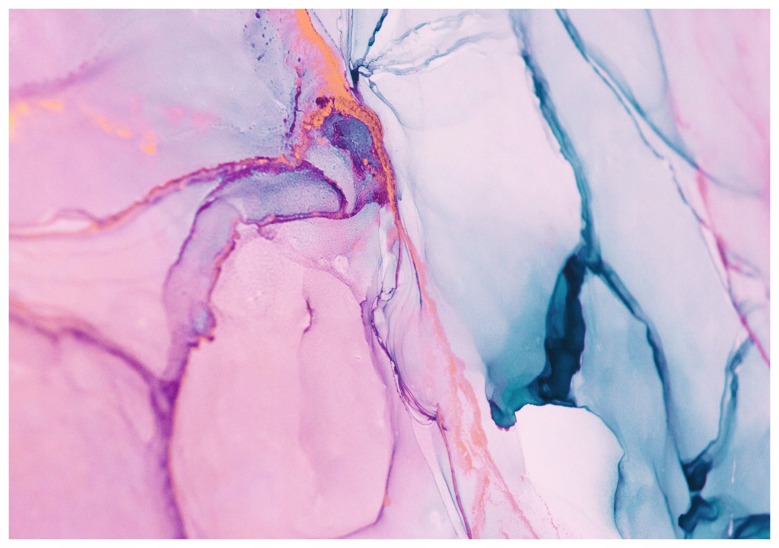 Vliesová fototapeta Mramor Pastelové Akvarely Zlato 368x280 lepidlo