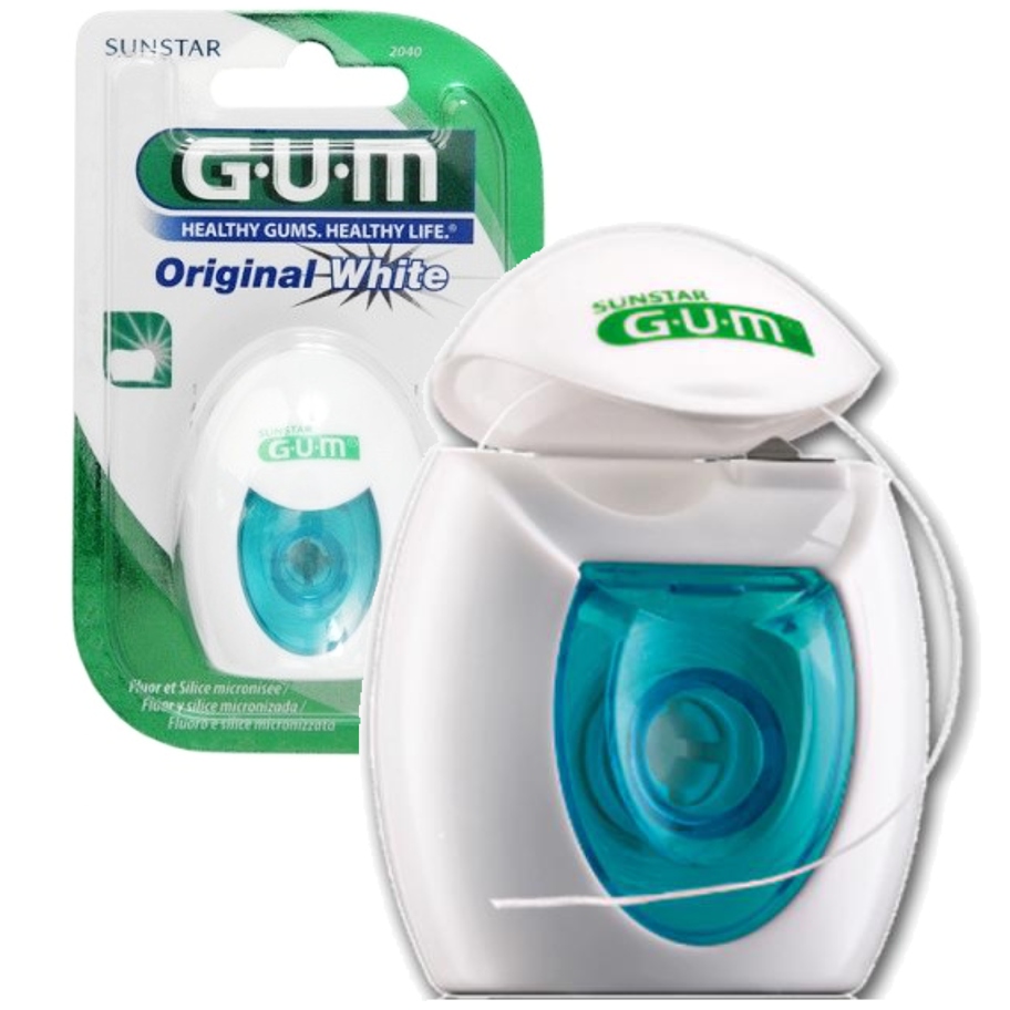 

Nić Dentystyczna do Zębów Nitka Gum Original White