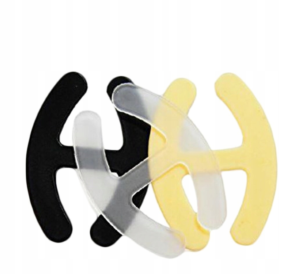 ZESTAW KLIPSÓW KLIPS DO STANIKA BIUSTONOSZA 6 SZTUK KOLOROWE Model klipsy do ramiączek