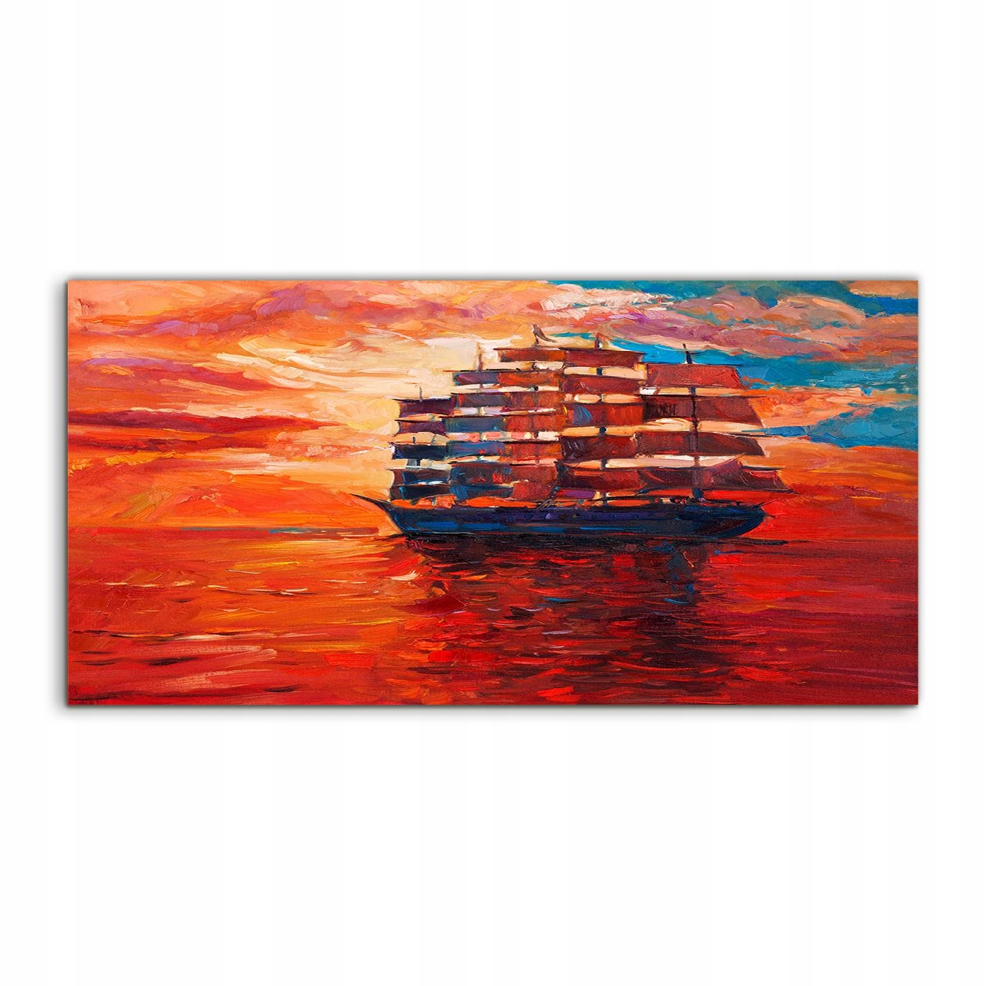 

Fotoobraz akryl 100x50 ścienny Ocean Zachód Słońca