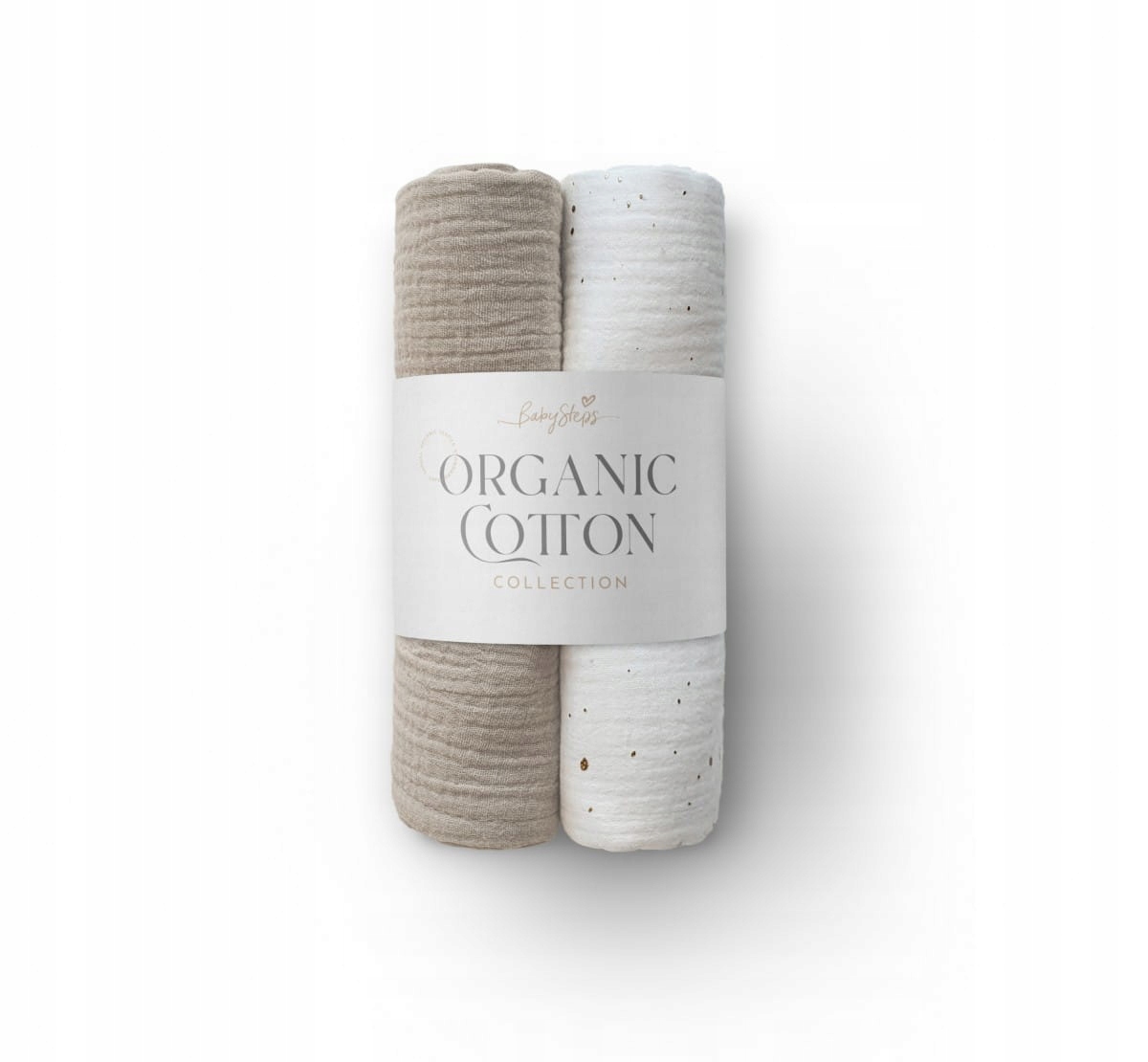 

Otulacze organiczne Baby Steps 2 szt Natural