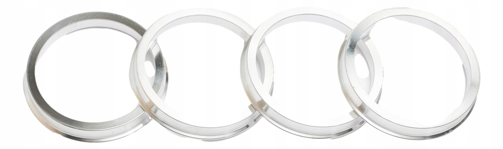 

Pierścienie centrujące Audi 66.5 57.1 Alu 4 szt.