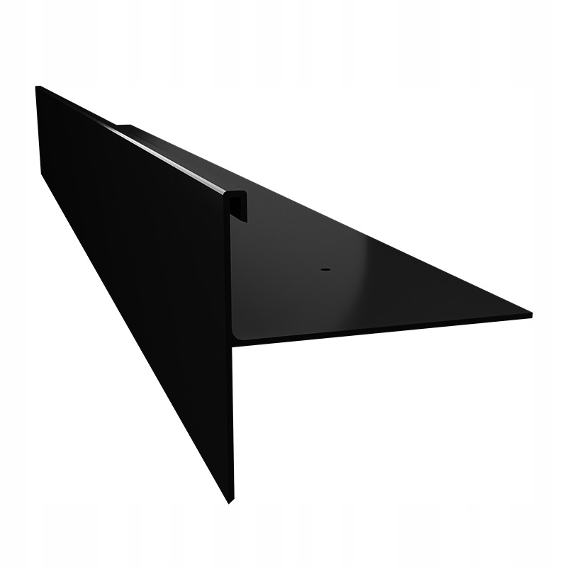 Boční okapový profil W35B Renoplast Černý Ral 9005