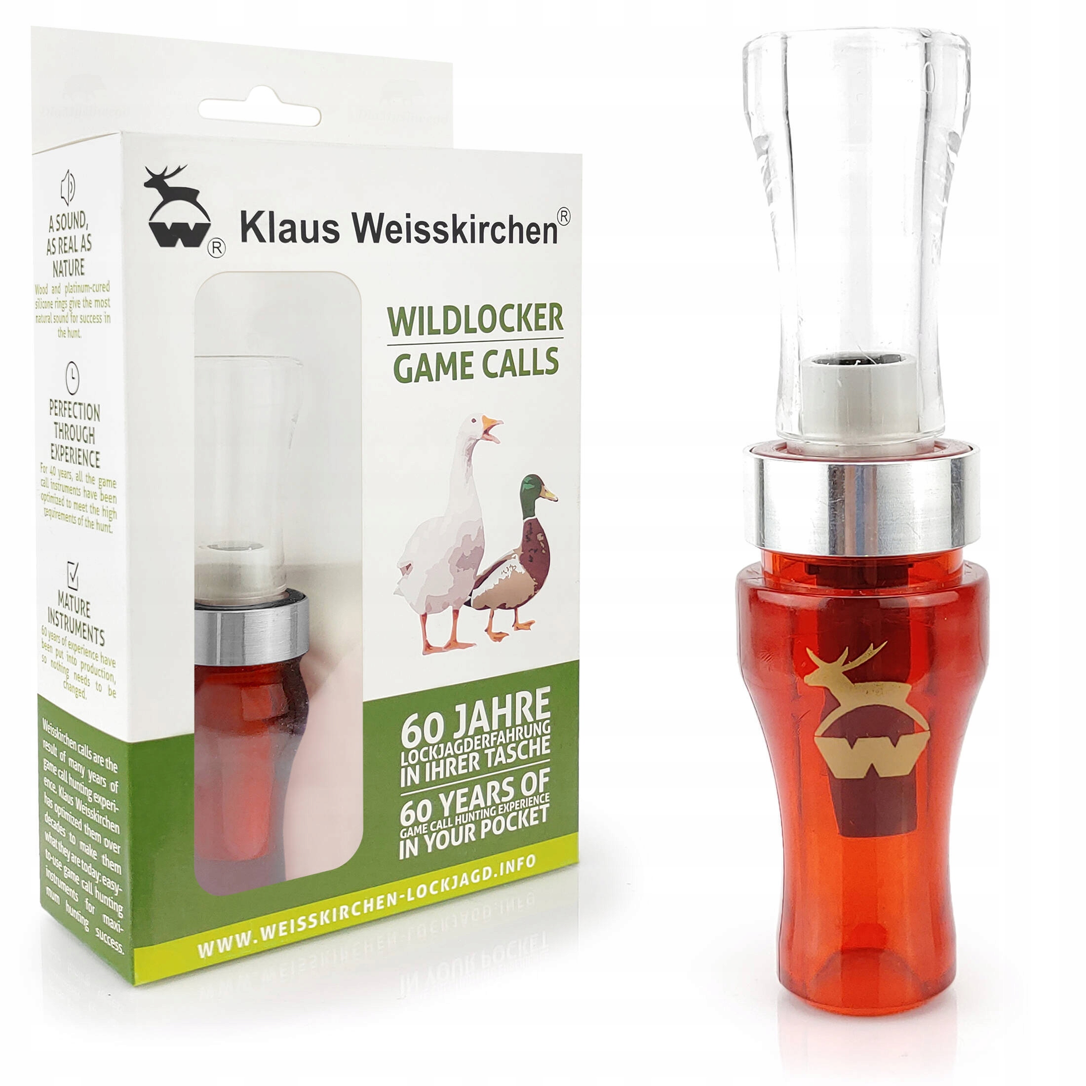 Efektivní lovecká zvuková návnada pro lov hus Weiskirchen 510536