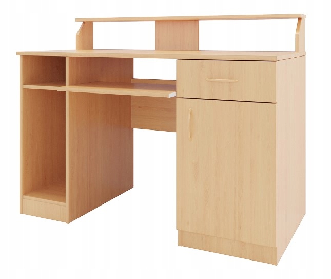 Biurko do PRACOWNI DUŻE funkcjonalne z NADSTAWKĄ Marka inna