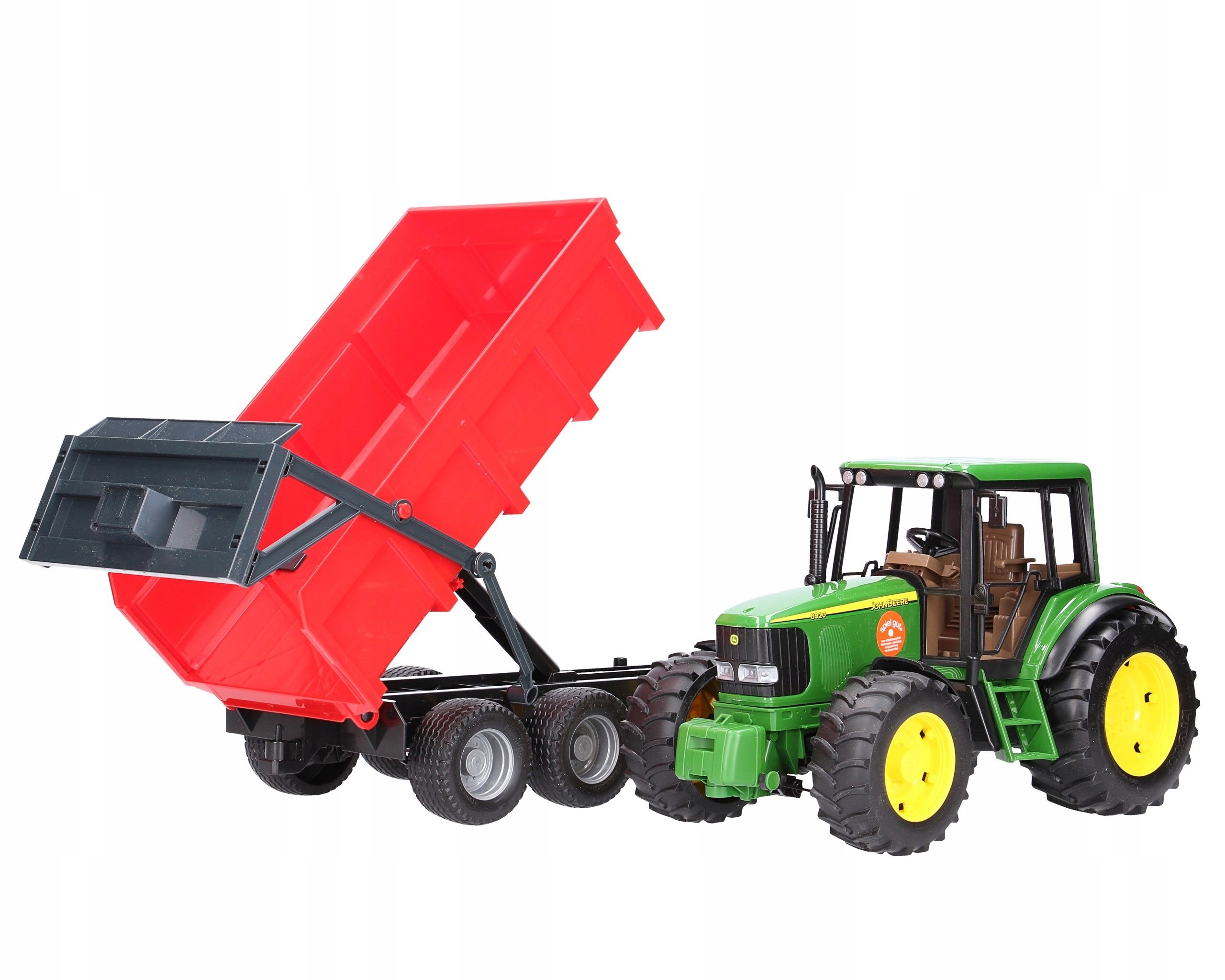 

Bruder 02057 Traktor John Deere Z Przyczepą Wywrot