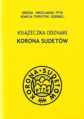 Korona Sudetów. Książeczka odznaki