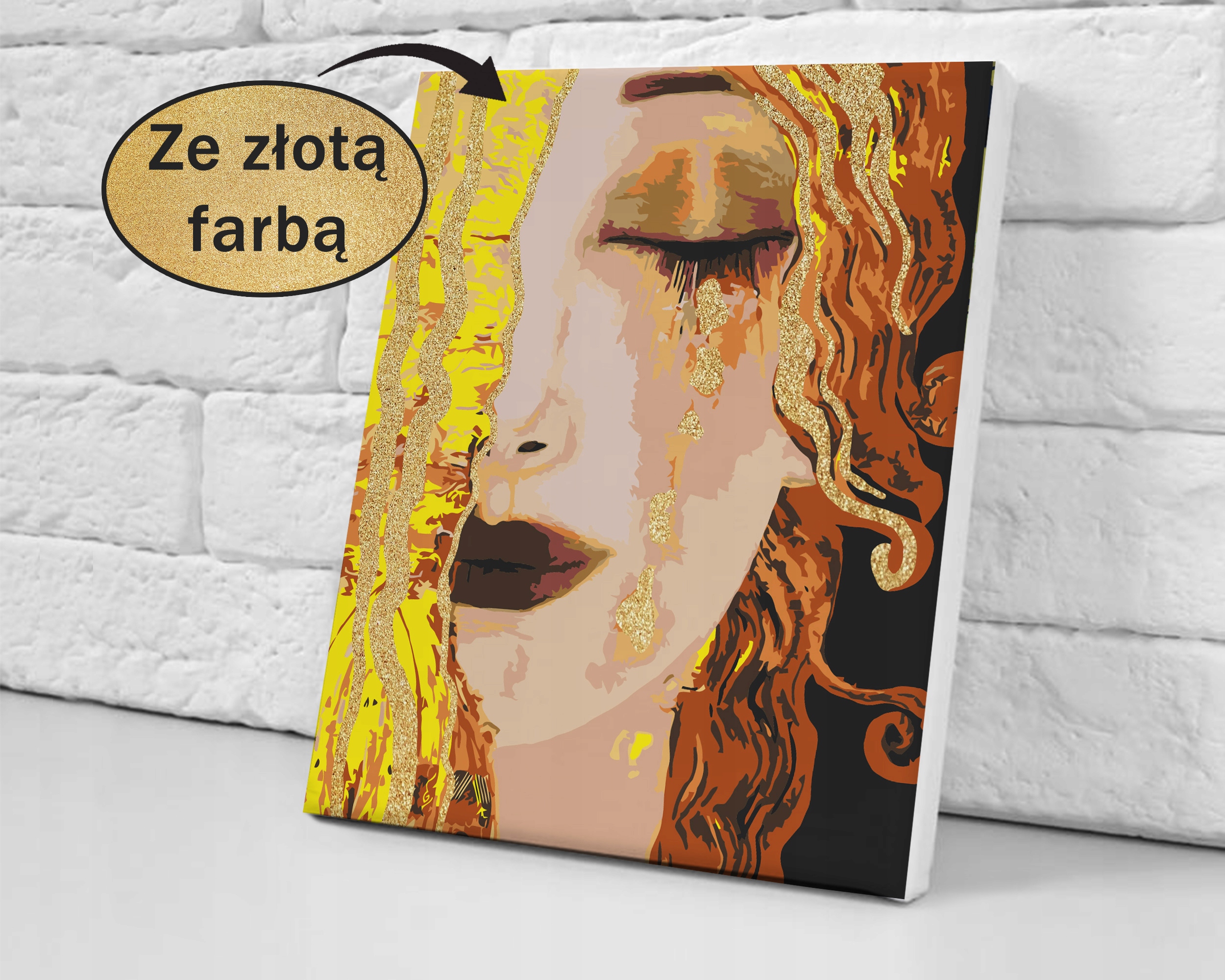 Obrázek: Zlaté slzy Frei Malování podle čísel 50x60