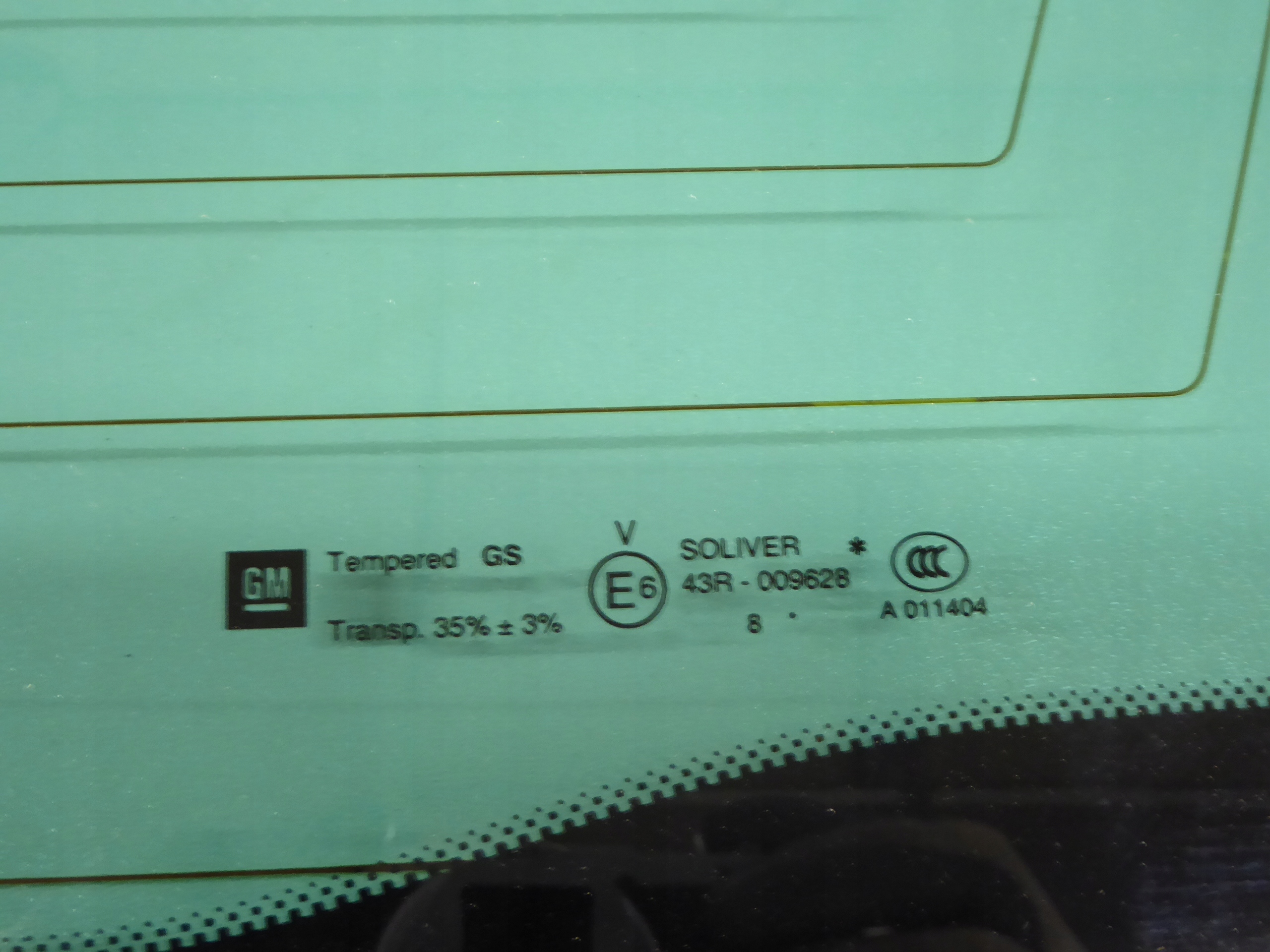 window bodywork right rear part 2008 OPEL INSIGNIA A KOMBI