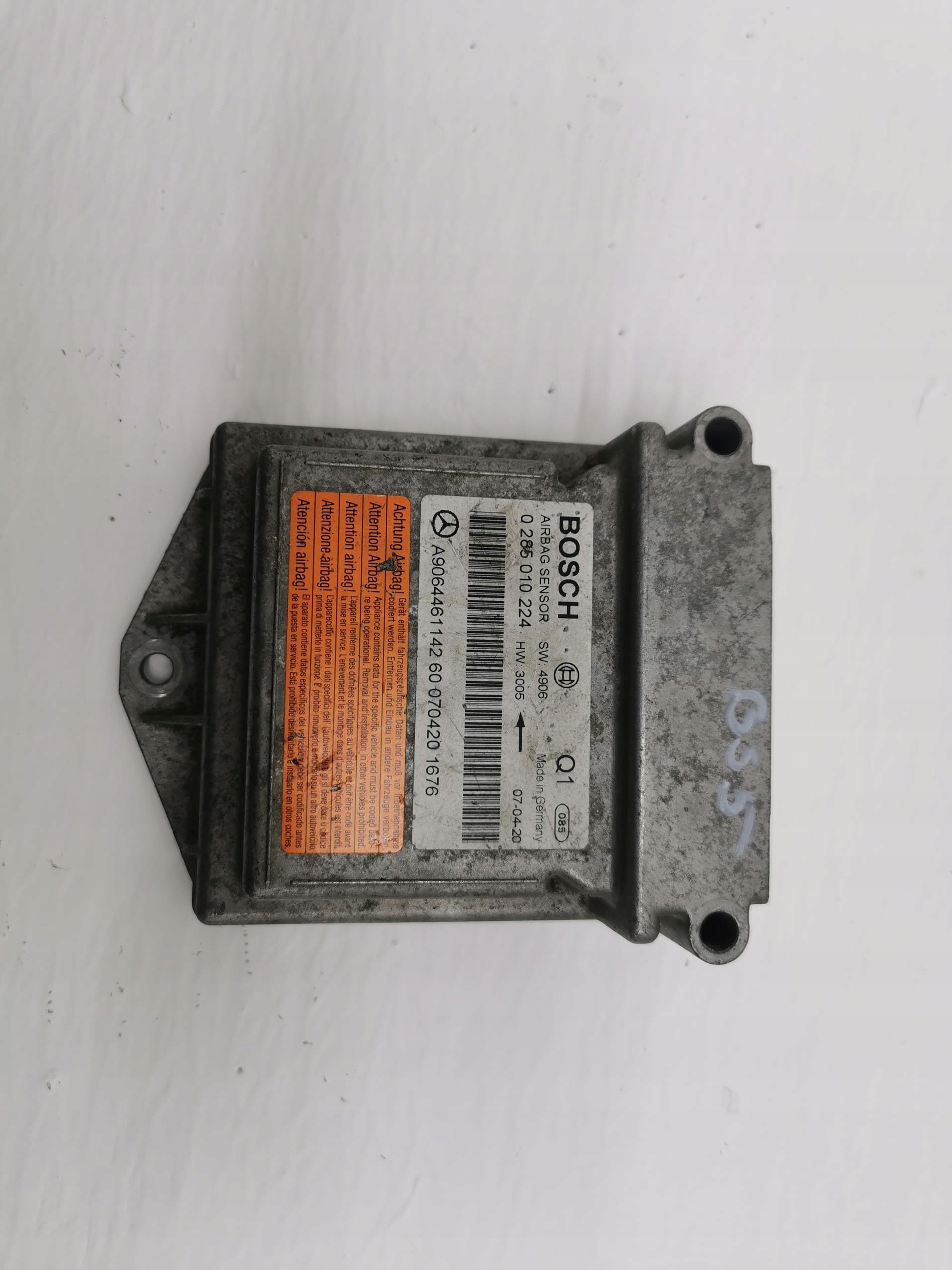 Module Airbag MERCEDES SPRINTER W906 0285010224