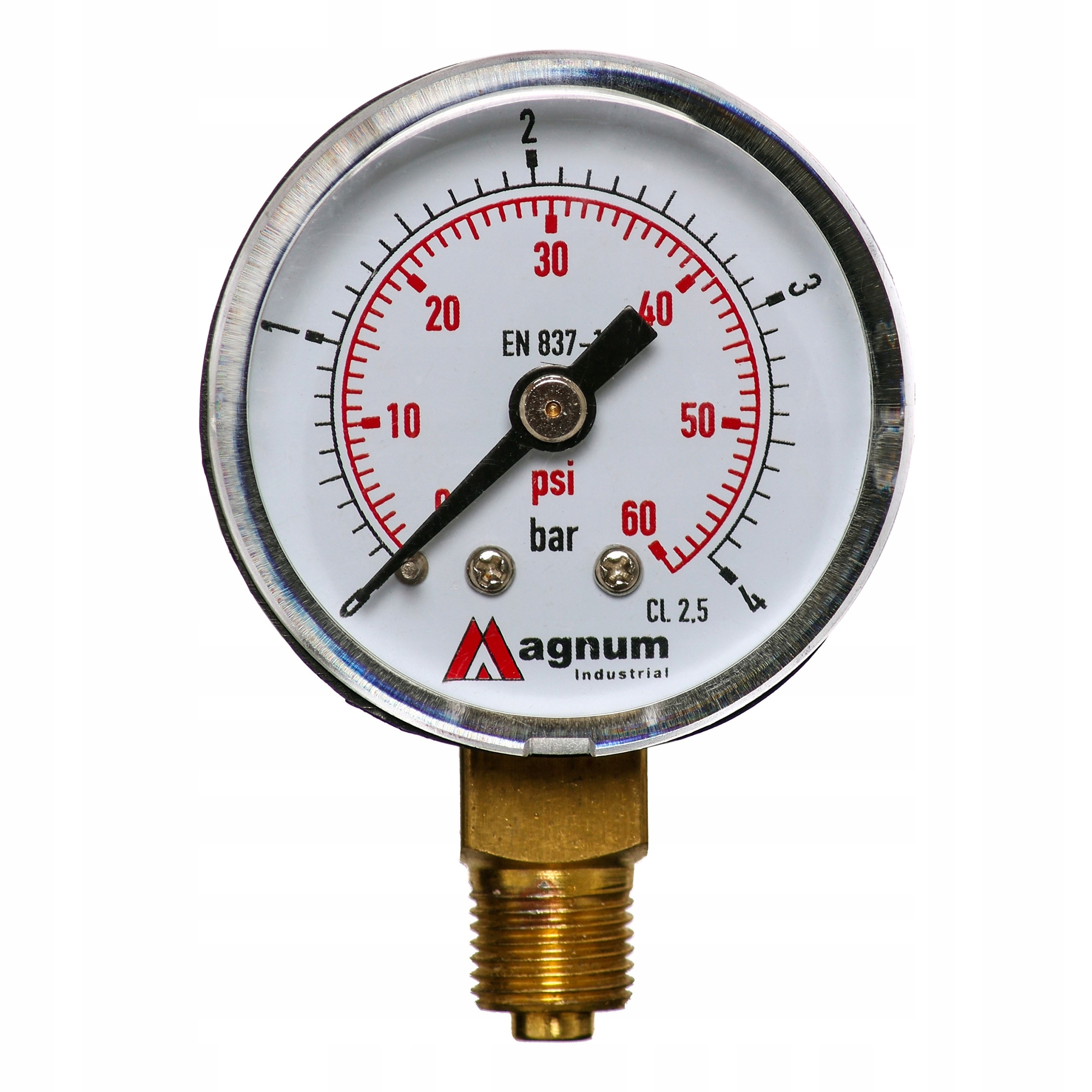 

Manometr 40MM Radialny 1/8 4 Bary Ciśnienia Dolny