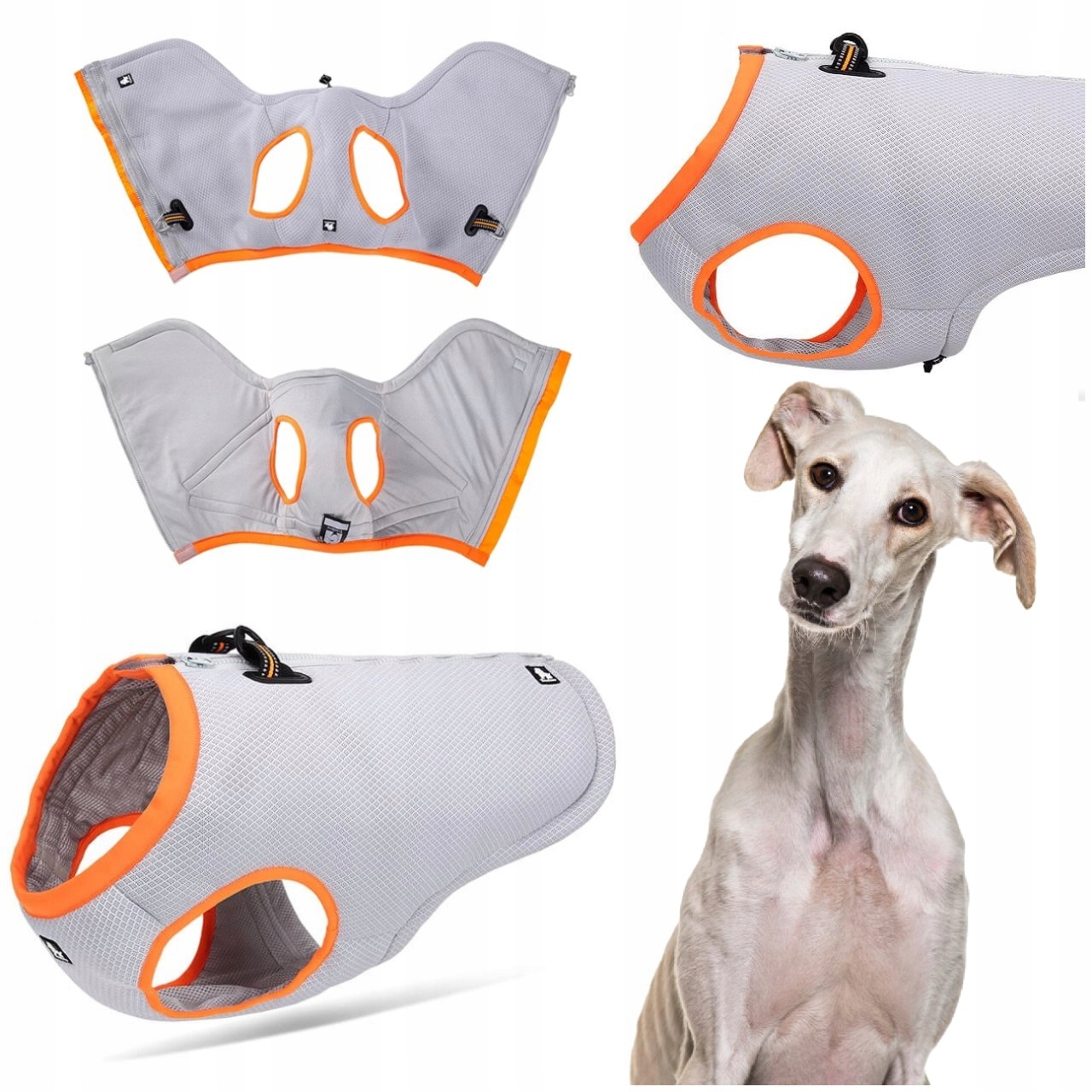 Levně Chladící Vesta Pro Psa, Postroje Pro Psa Truelove, Oranžová, Lehká