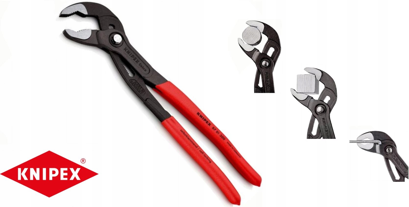 Szczypce nastawne do rur Knipex 8701250 250mm