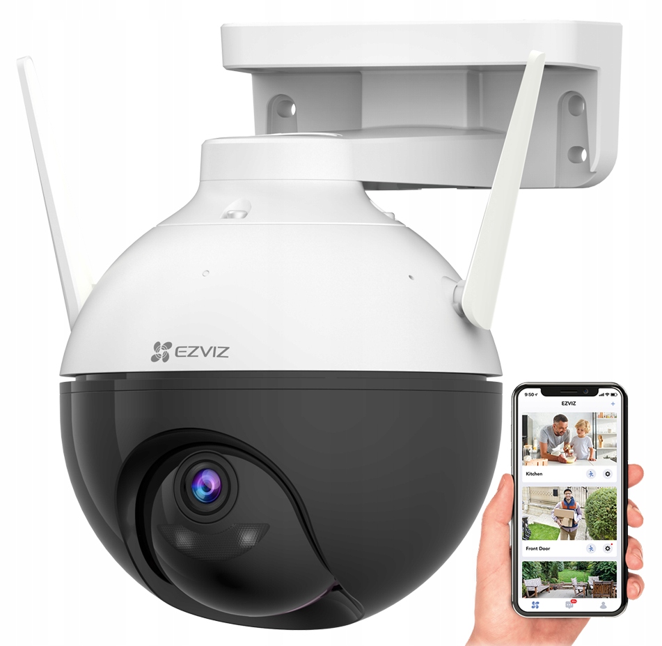

Kamera Obrotowa WiFi Zewnętrzna 360° CS-C8T 1080p