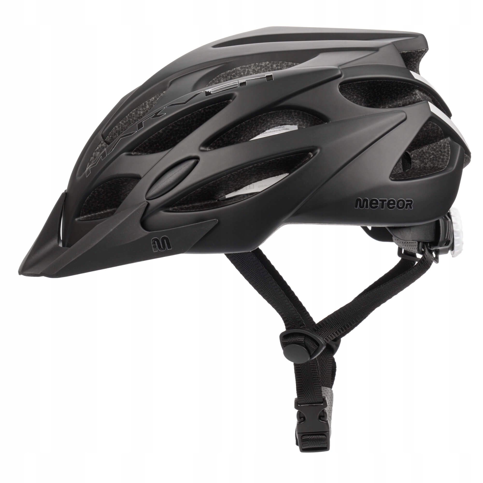 Kask Rowerowy Regulowany Meteor Marven M 55-58cm siatka otwory wentylacyjne