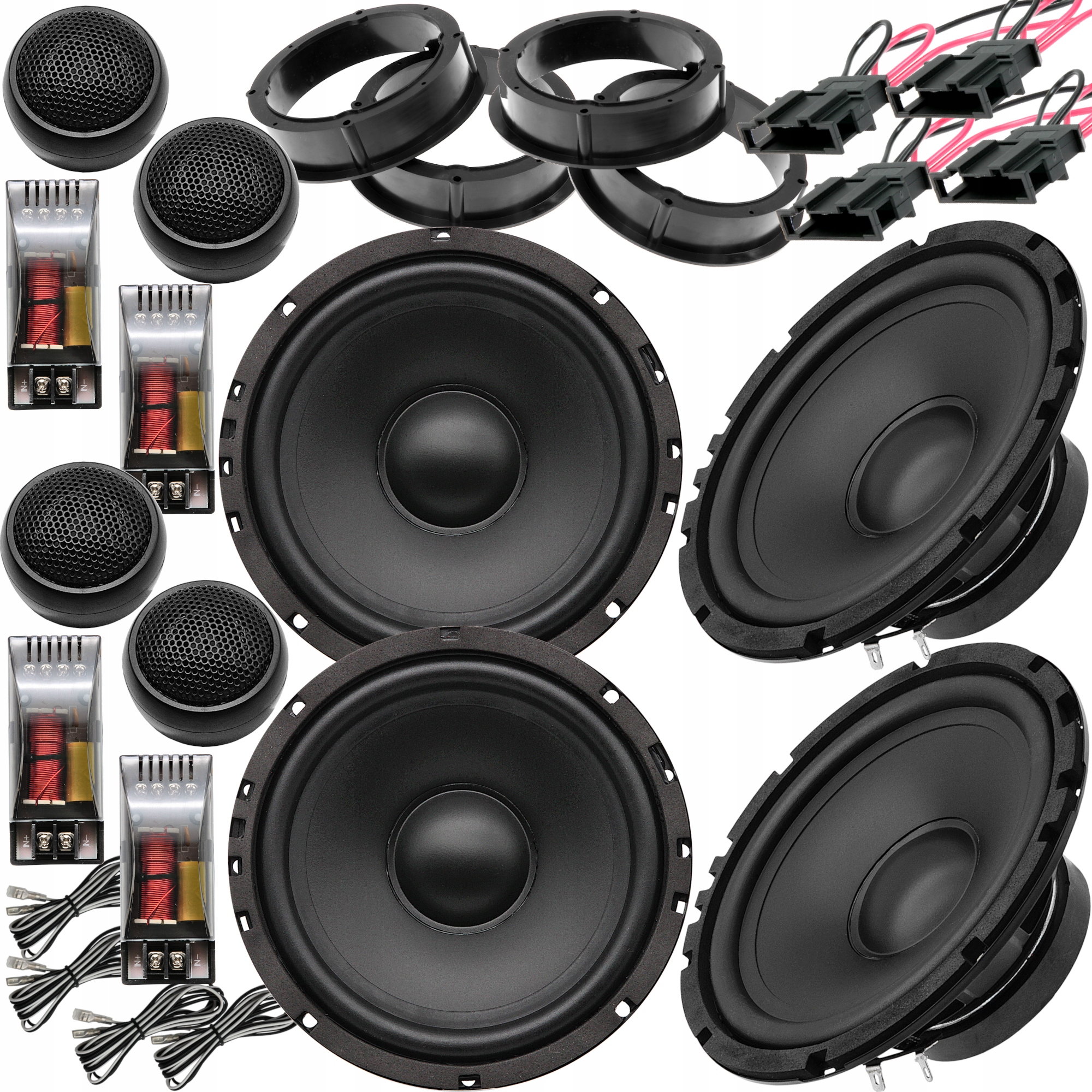 GŁOŚNIKI SAMOCHODOWE DO SKODA SUPERB 1 PRZÓD+TYŁ