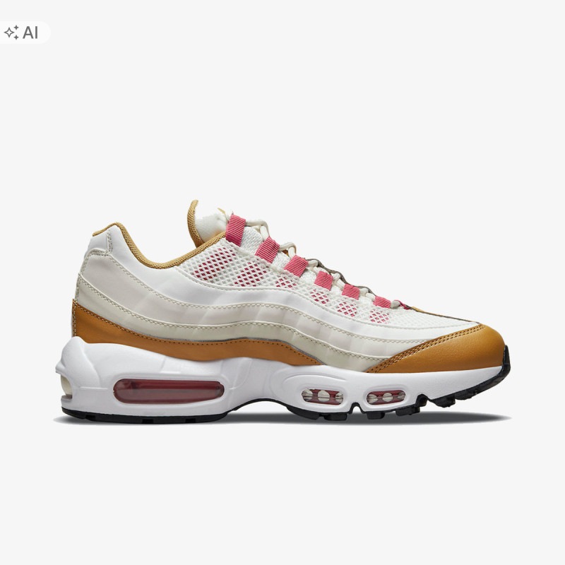 Nike Air Max 95 Sportovní Tenisky Bílé S Růžovými Akcenty 37,5 Cga