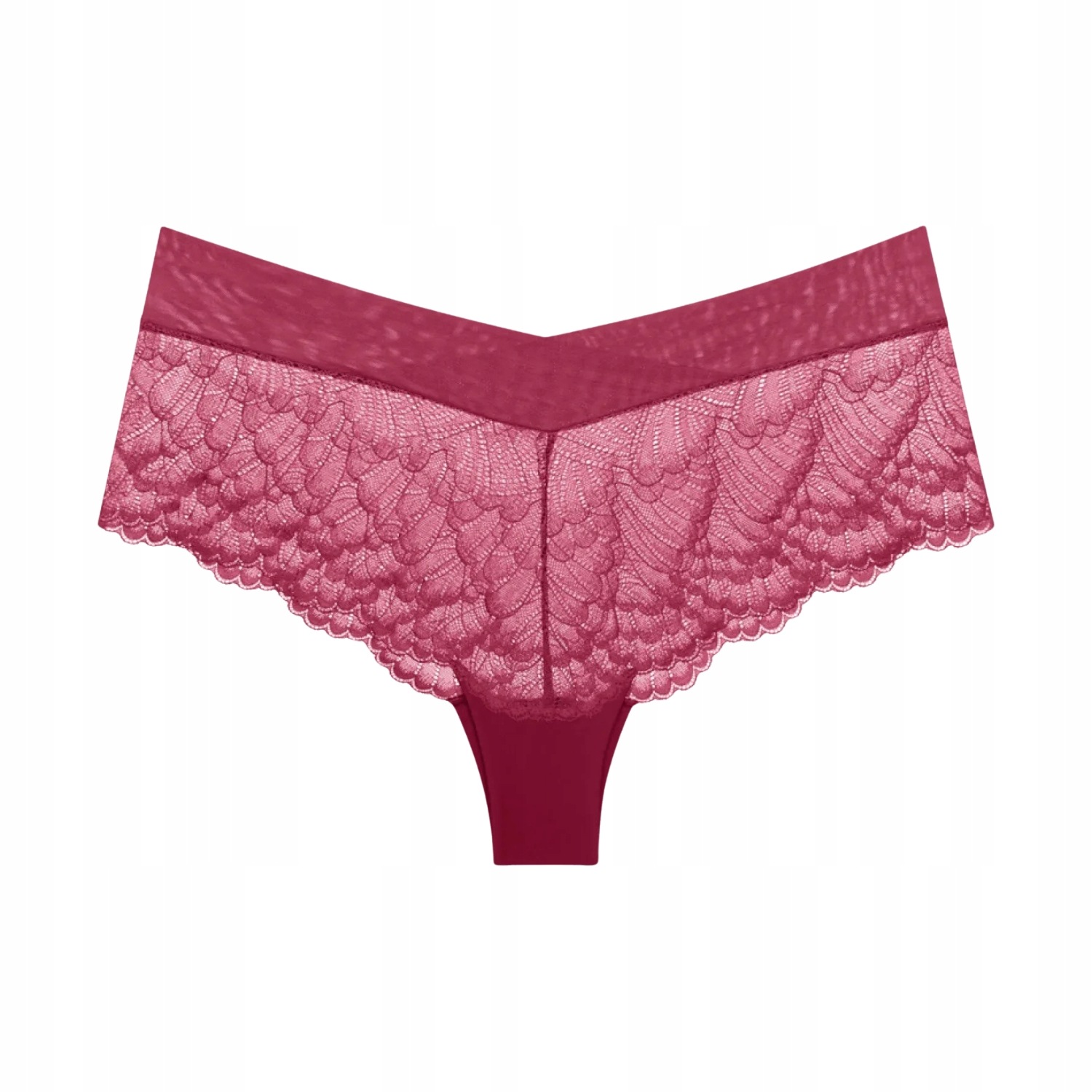 Triumph czerwone Majtki Damskie bokserki Koronkowe Love in Lace Shorty 42