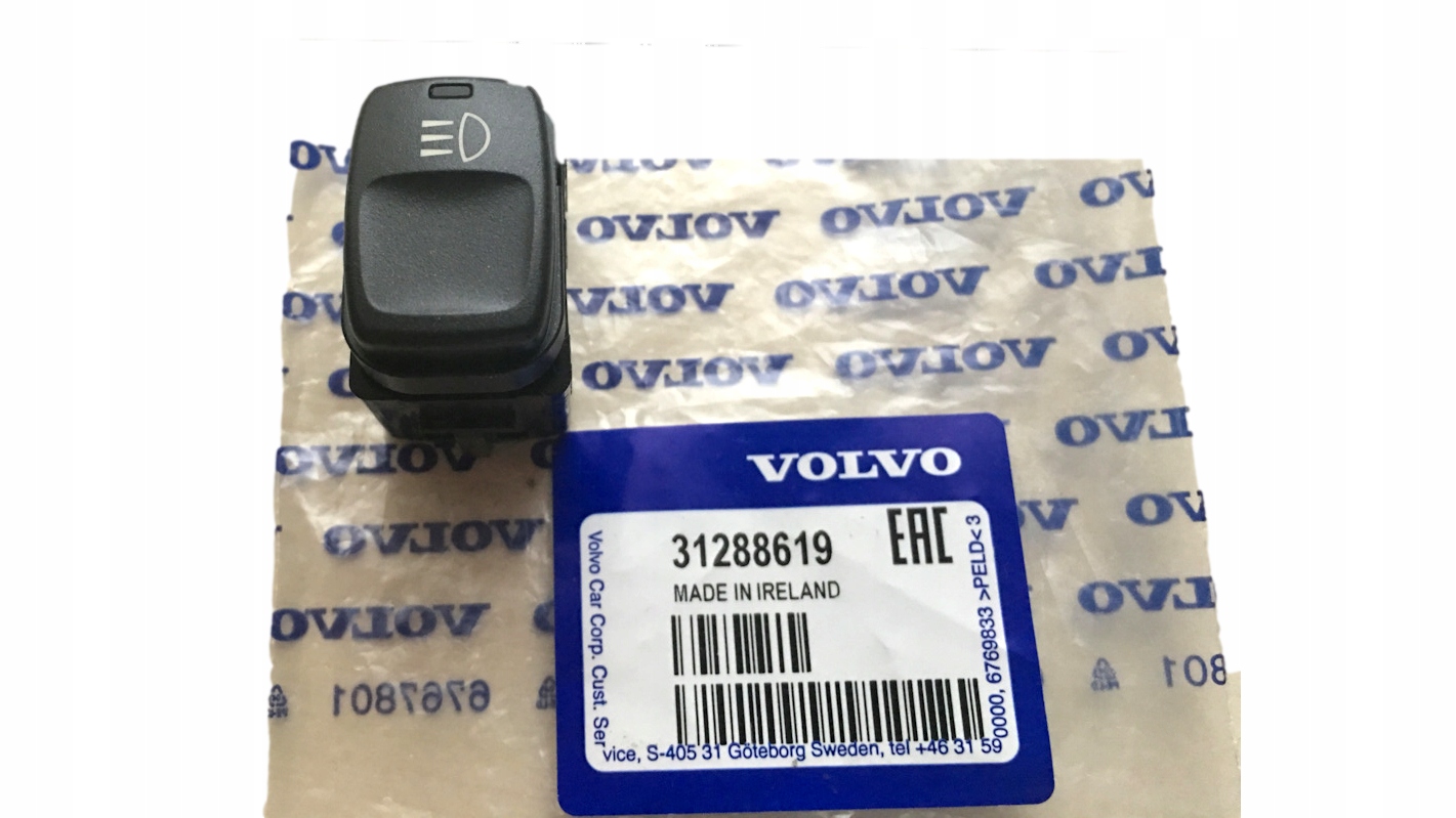 Volvo S60 V70 XC70 S80 XC90 spínač přídavných světel 31288619