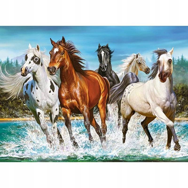 

Puzzle 200 Zwierzęta Konie Mustang Castorland