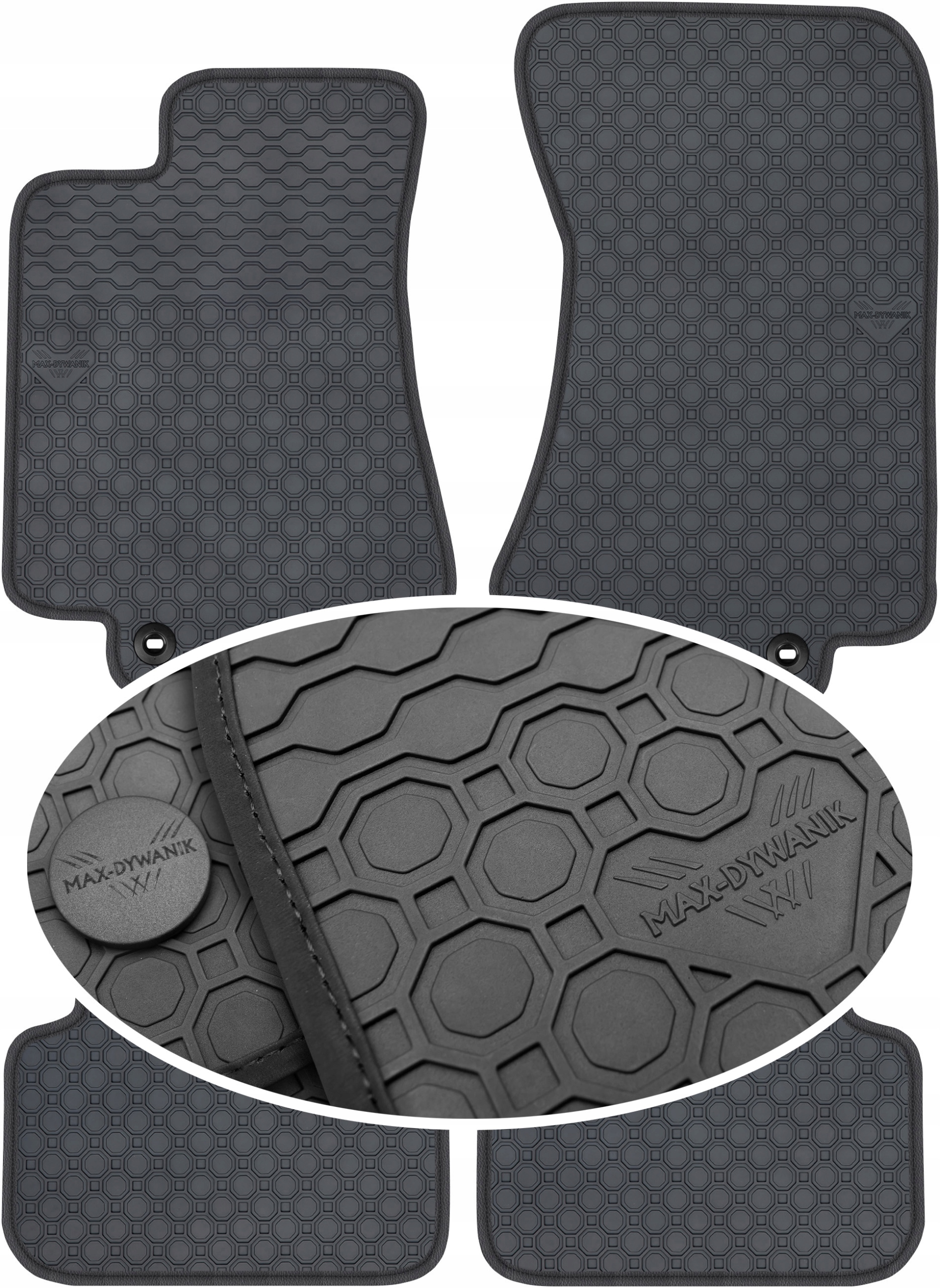 Jaguar Xj VII X350 2002-2009 Gumový koberec PrimeLiner čierny