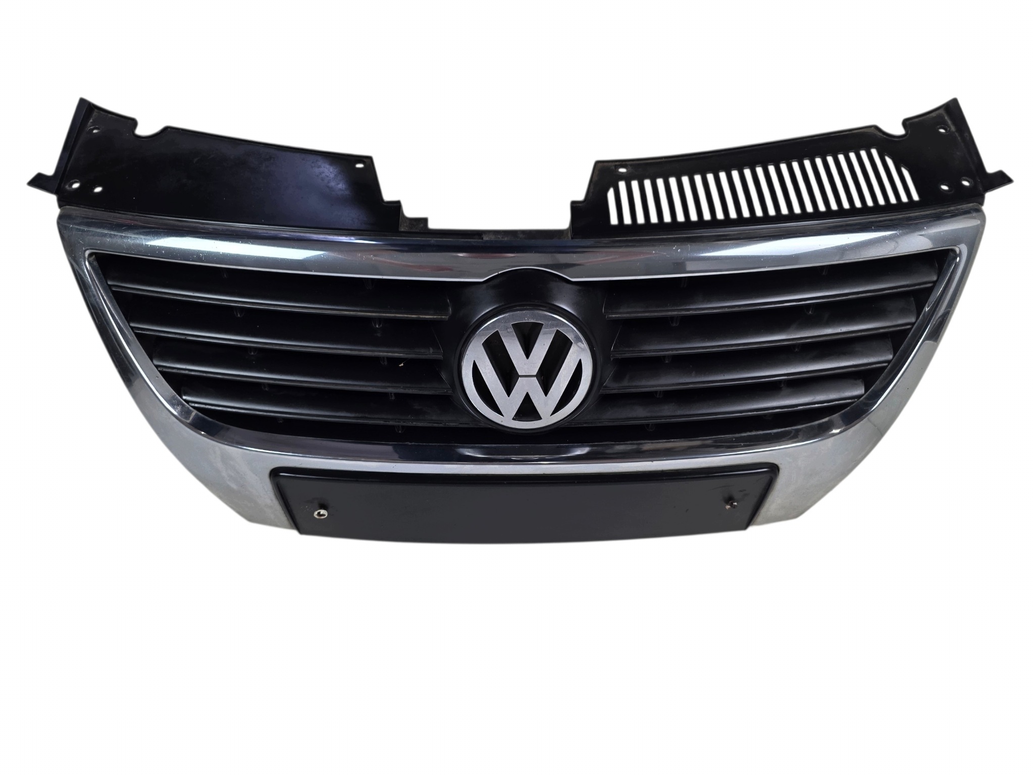 VW PASSAT B6 grille complete grill CHROM OK ORG. 3C0853651AD