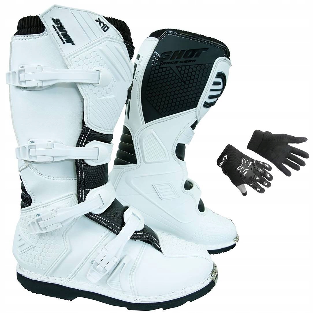 Buty shot (2021) białe cross enduro atv model x10 Rozmiar 40