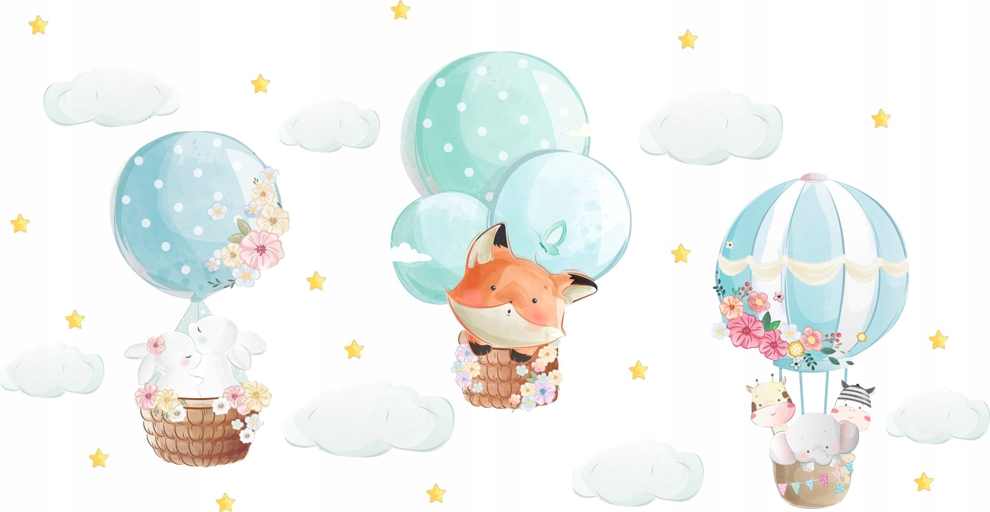 

Naklejki ścienne dla dzieci Balony D153 100cm