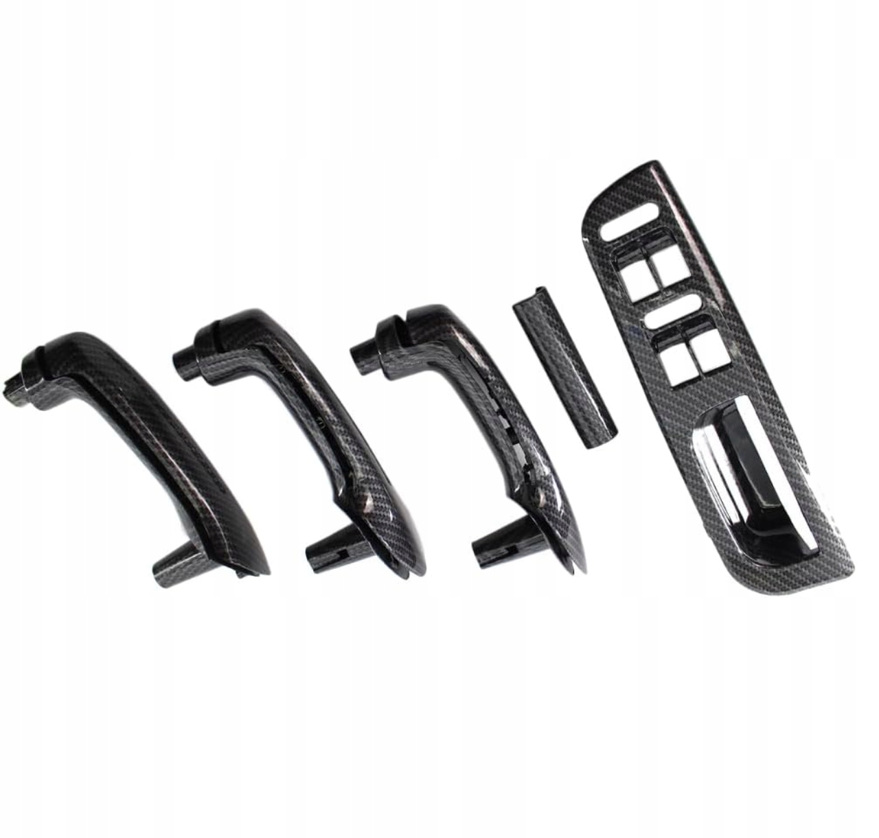 5 X Karbonová Lišta Na Vnitřní Kliku Pro Vw Golf MK4 IV Bora