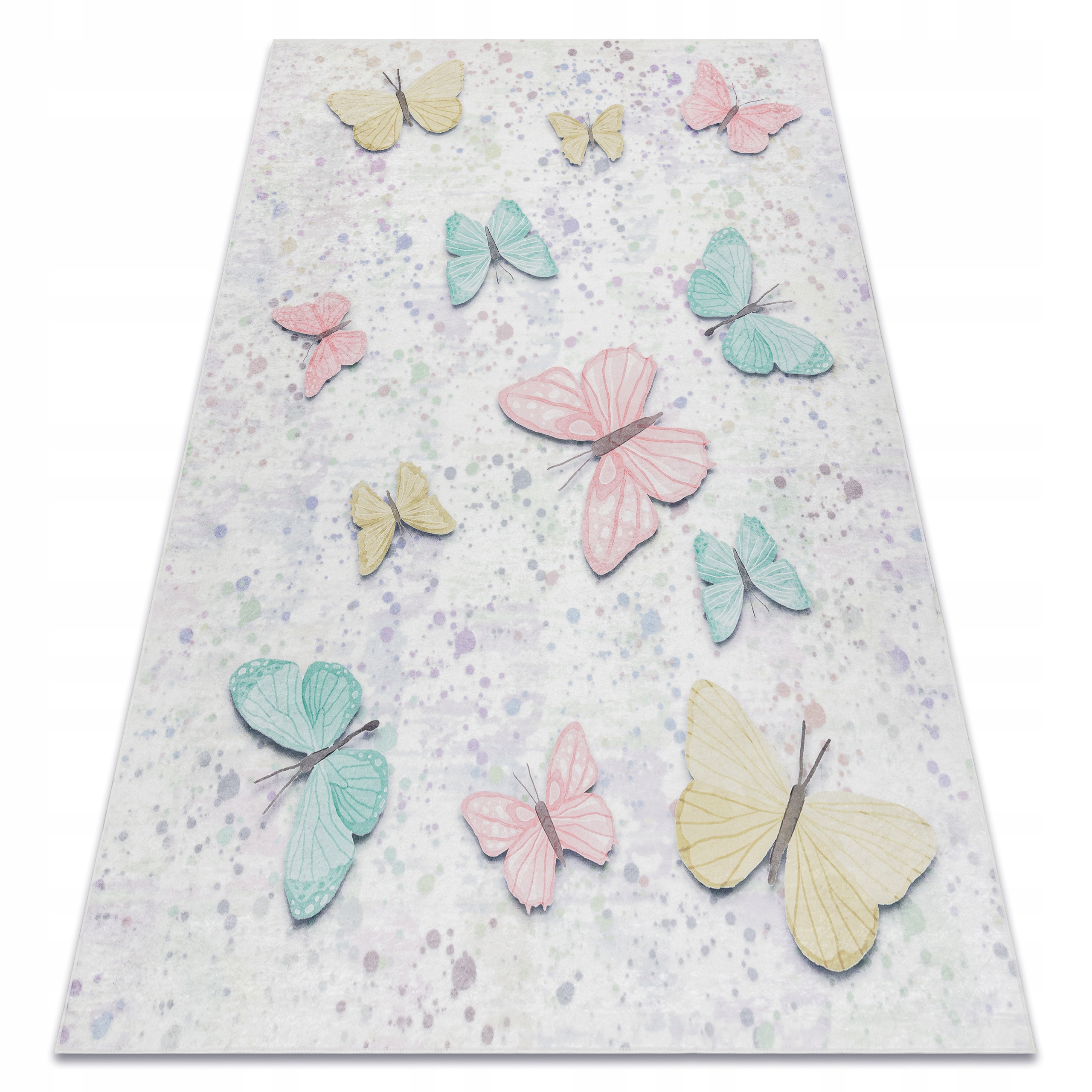 

Dywan Do Prania Dla Dzieci 80x150 cm Motyle #I036