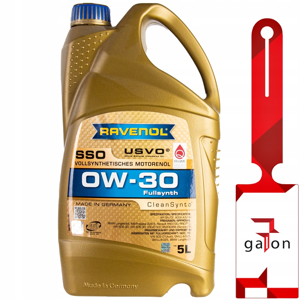 

Ravenol Sso 0W30 CleanSynto Usvo 5L