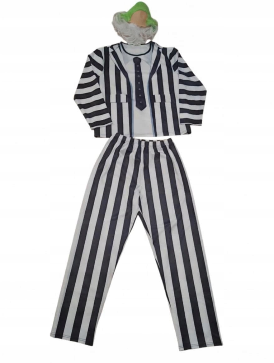Filmový kostým Beetlejuice na karneval pro dospělé Velikost L