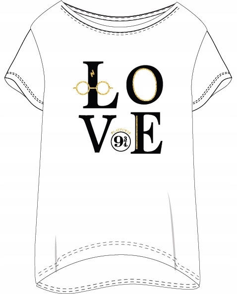 

T-shirt Damski Harry Potter Biały L