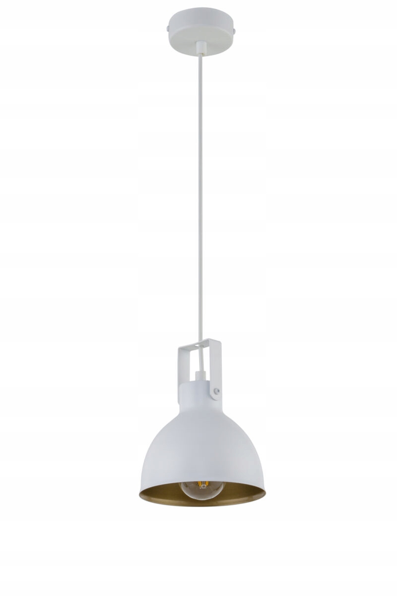 Závěsná lampa Loftová Mars Bílá/Zlatá E27 15W Sigma Lighting