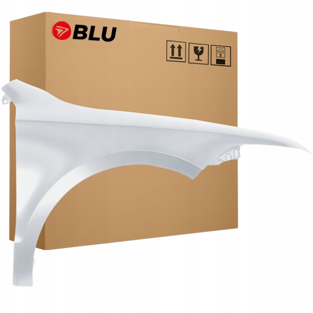 Blu Blatník Škoda Superb II 3T LA7W pravý stříbrný 08-13 přední ReflexSilber