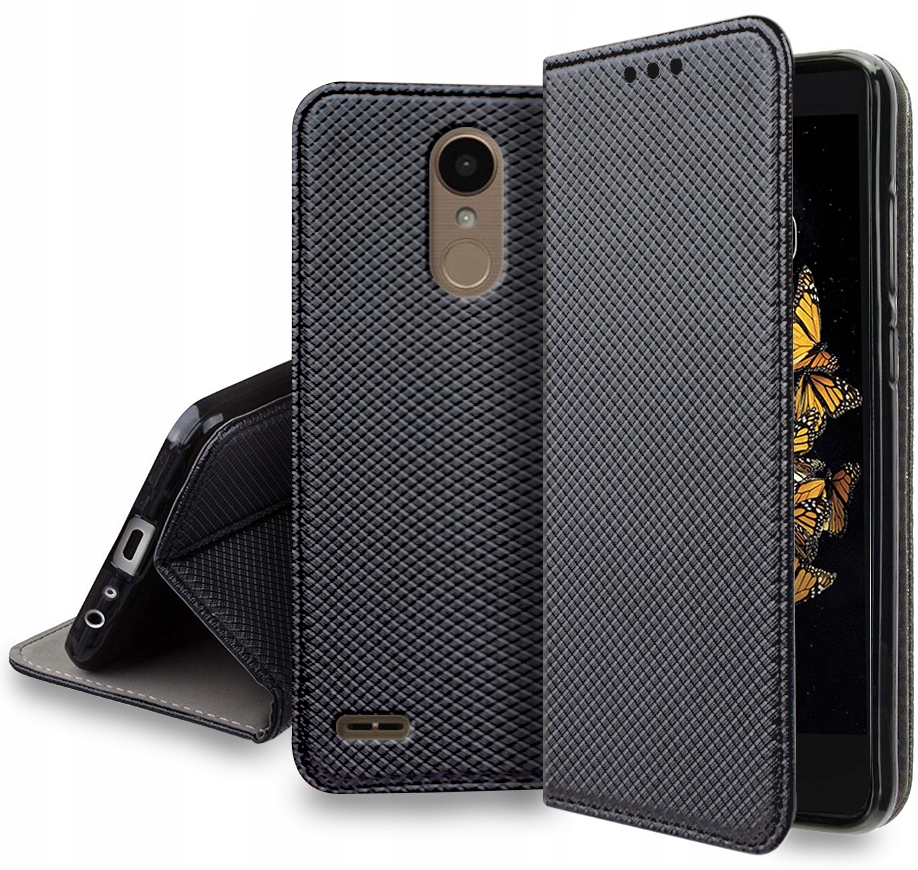 

Etui Portfel Magnet Szkło 9H do Lg K10 2017