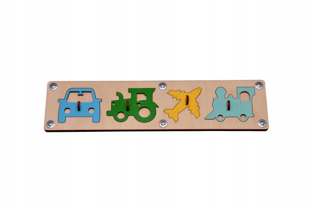 

Eko Kolorowe Puzzle Autka Do Tablicy Sensorycznej