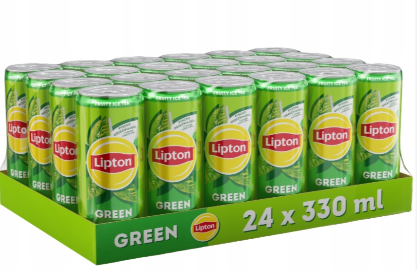 Levně 24 x Lipton Ice Tea Green čajový nápoj čaj 330 ml