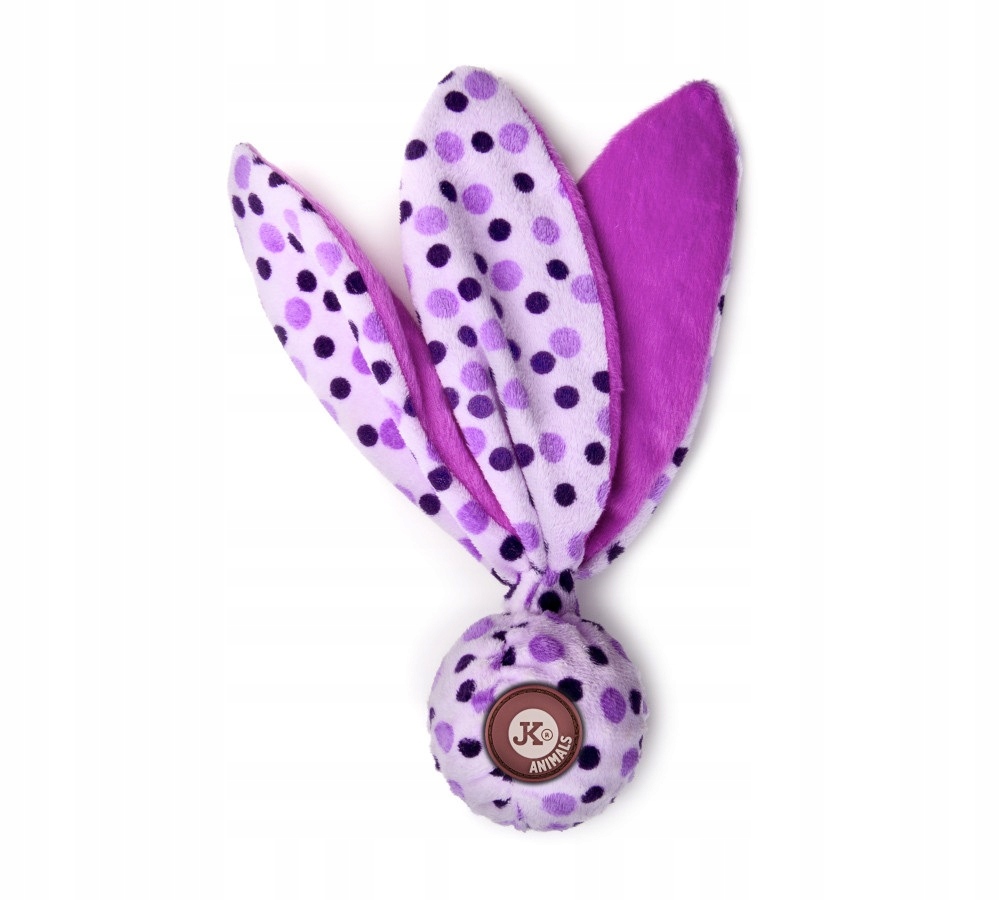 

Piłka fiolet pluszowa piszcząca szeleszcząca 25cm