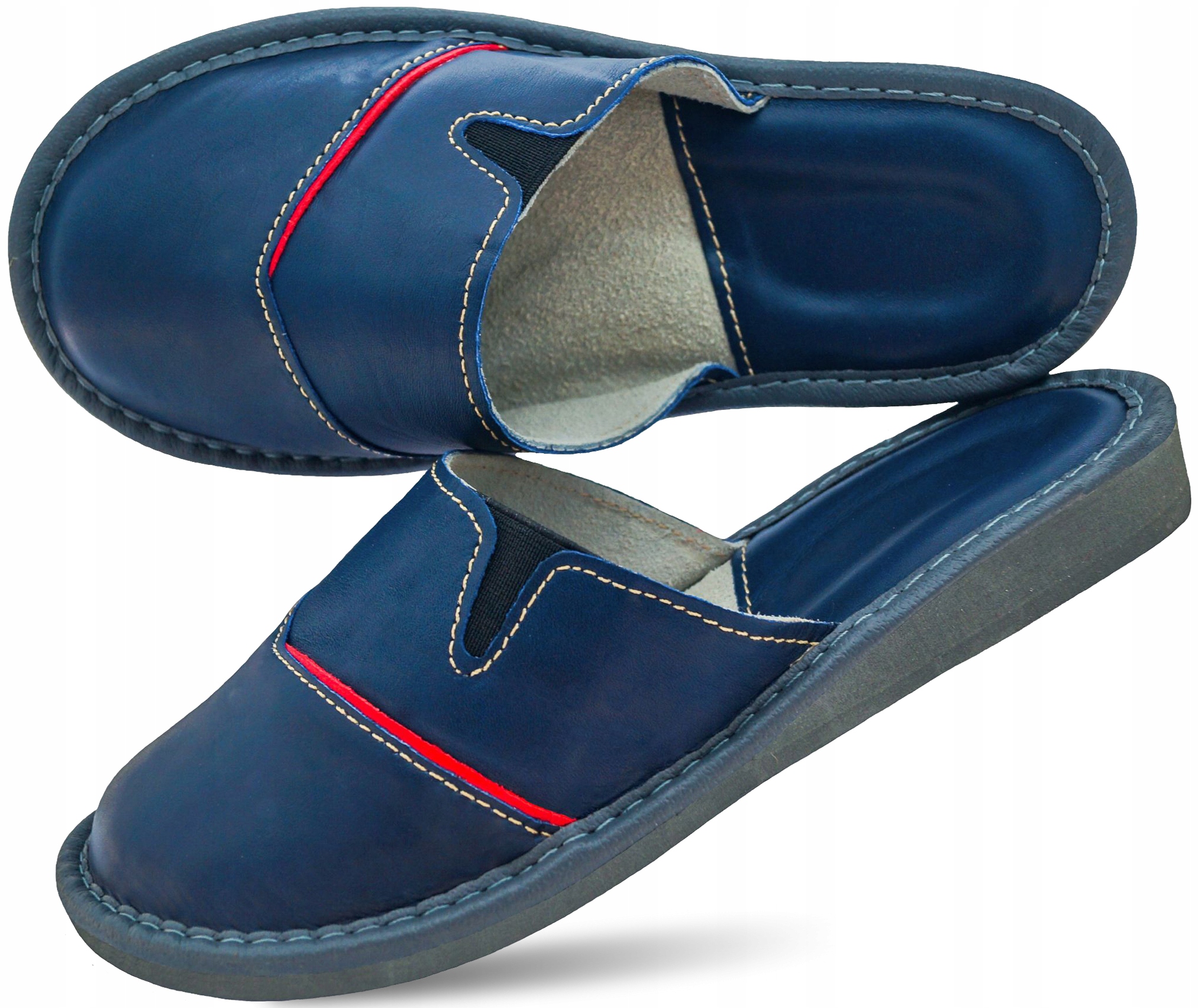 

Pantofle damskie, Kapcie skorzane, Klapki